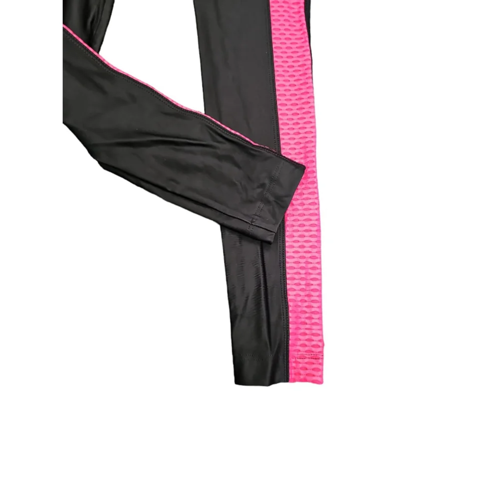 KORAL Dynamic Duo High-Rise Energy Leggings Black/Infrared Sz XS
